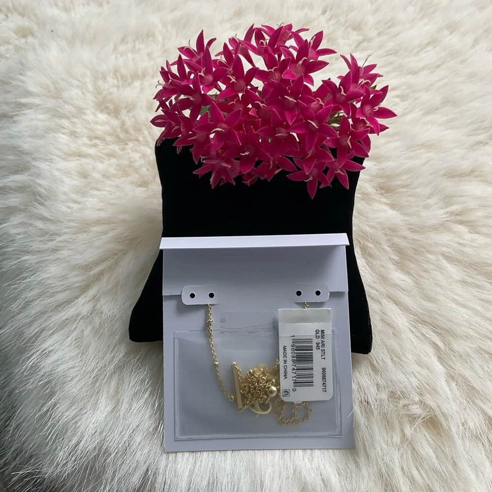 💖KENDRA SCOTT Mini Ari Heart Gold Satellite sSort Pendant Necklace - Picture 4 of 8